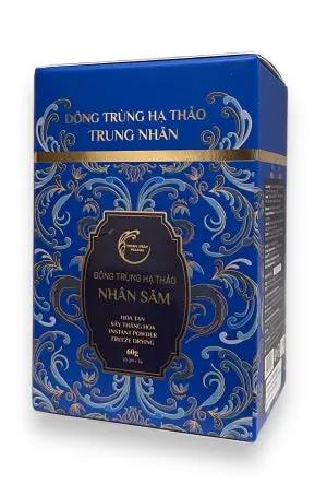 Đông Trùng Hạ Thảo Nhân Sâm – Hộp 20 gói x 3 g (Ginseng Cordyceps – Box: 20 pack x 3 g) Trung Nhan
