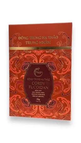 Đông Trùng Hạ Thảo Cordy Fucoidan – Hộp 7 gói x 3 g ( Cordy Focoidan Cordyceps – Box: 7 pack x 3 g) Trung Nhan