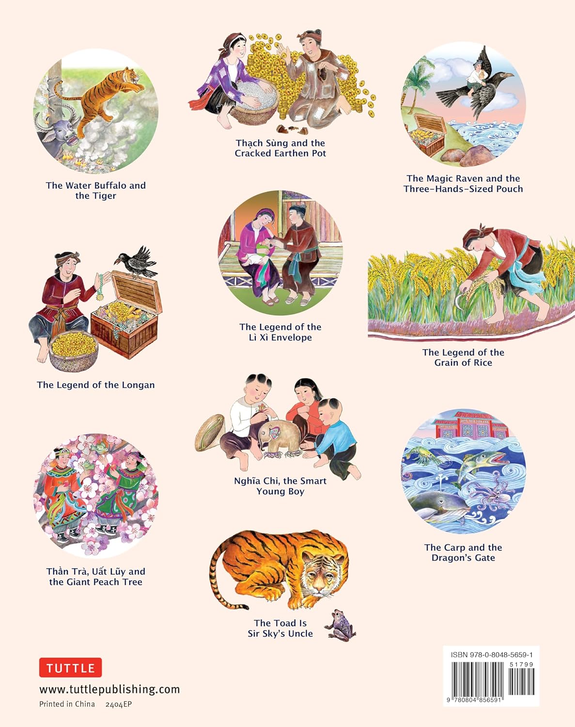 Truyện cổ tích Việt Nam ( SONG NGỮ ) Tiếng Việt & Tiếng Anh --- Vietnamese Folktales for Children: Stories of Adventure and Wonder in Vietnamese and English Tuttle Publishing