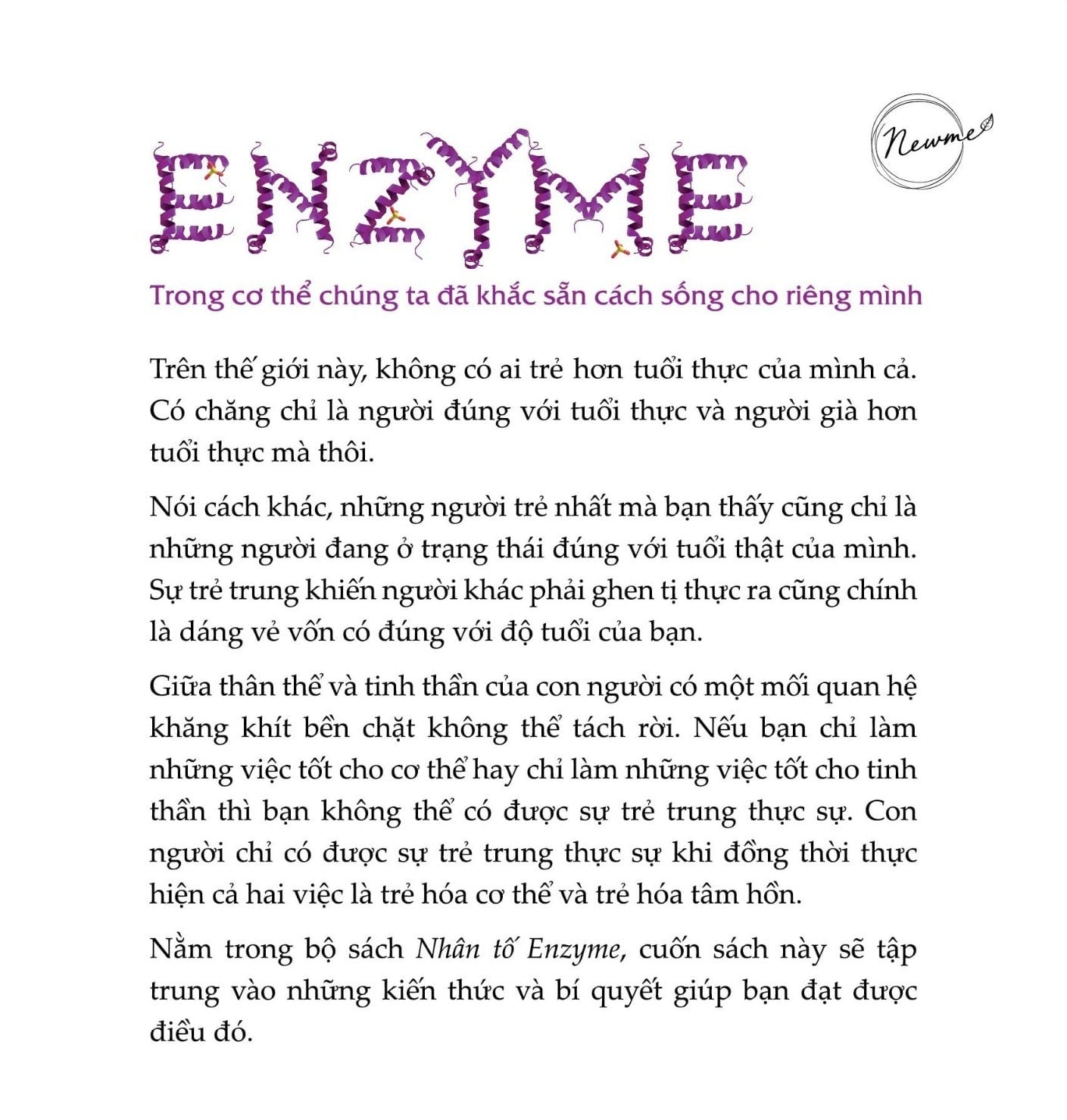 Nhân Tố ENZYME - Trẻ hóa