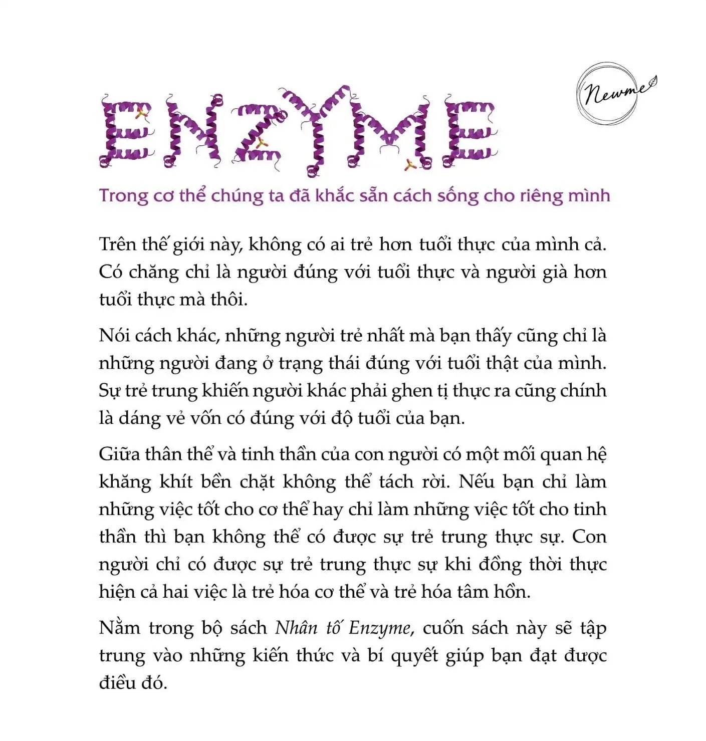 Nhân Tố ENZYME - Trẻ hóa Thế Giới (Thaiha)