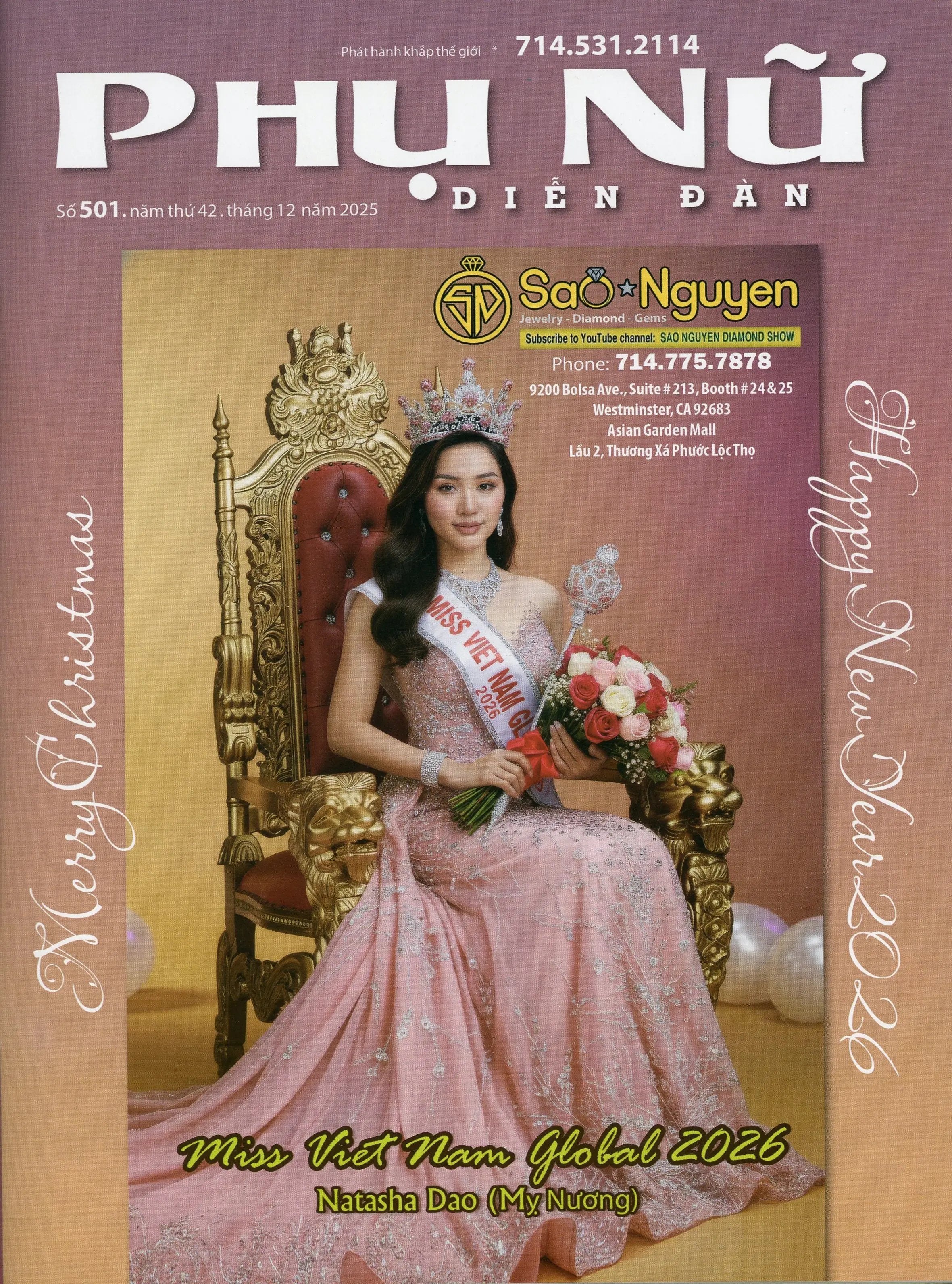 Phụ Nữ Diễn Đàn - Số 501 Tháng 12 / 2025 (Tạp Chí) Phụ Nữ Diễn Đàn