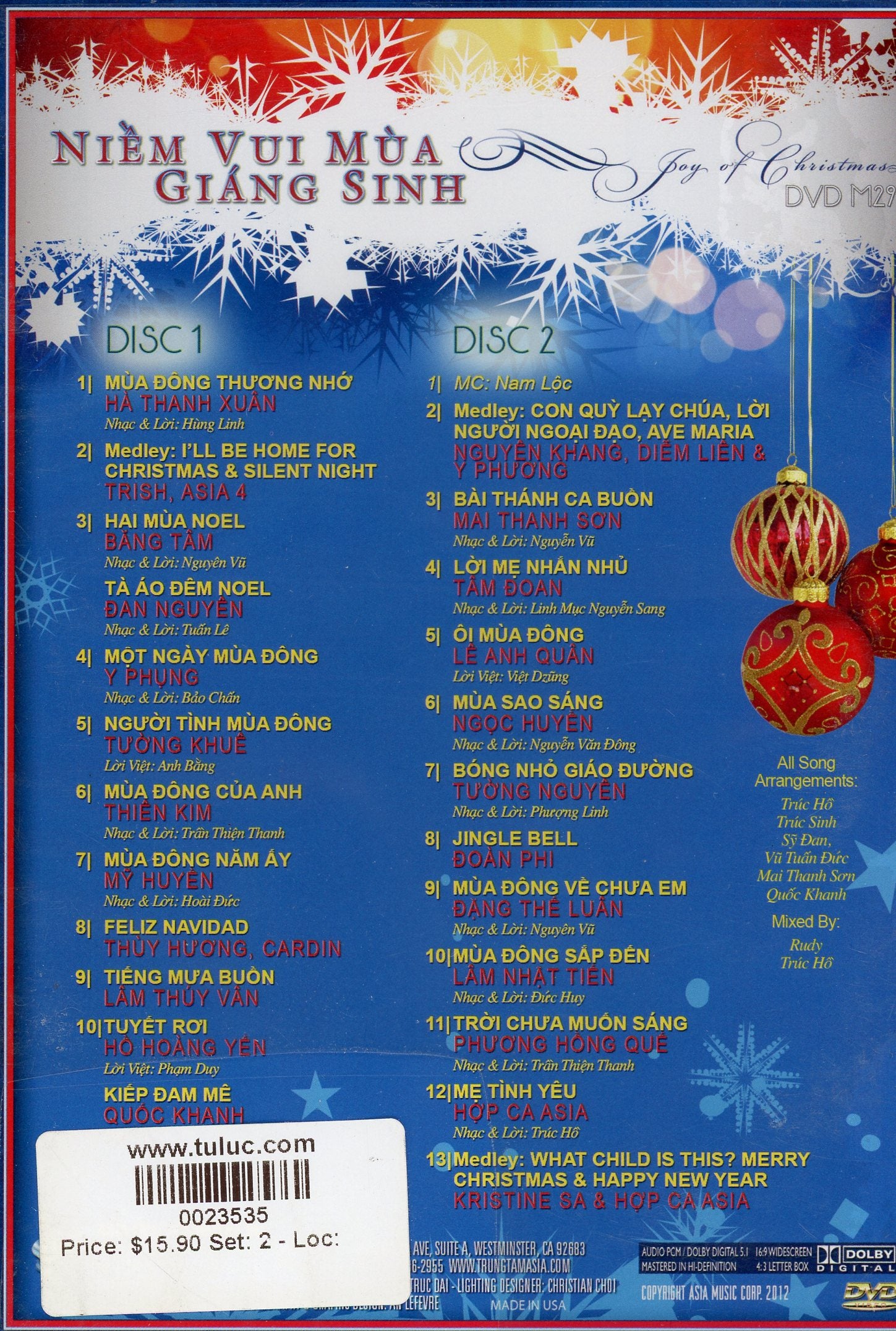 Asia - Niềm vui mùa GIáng Sinh - Joy of Christmas