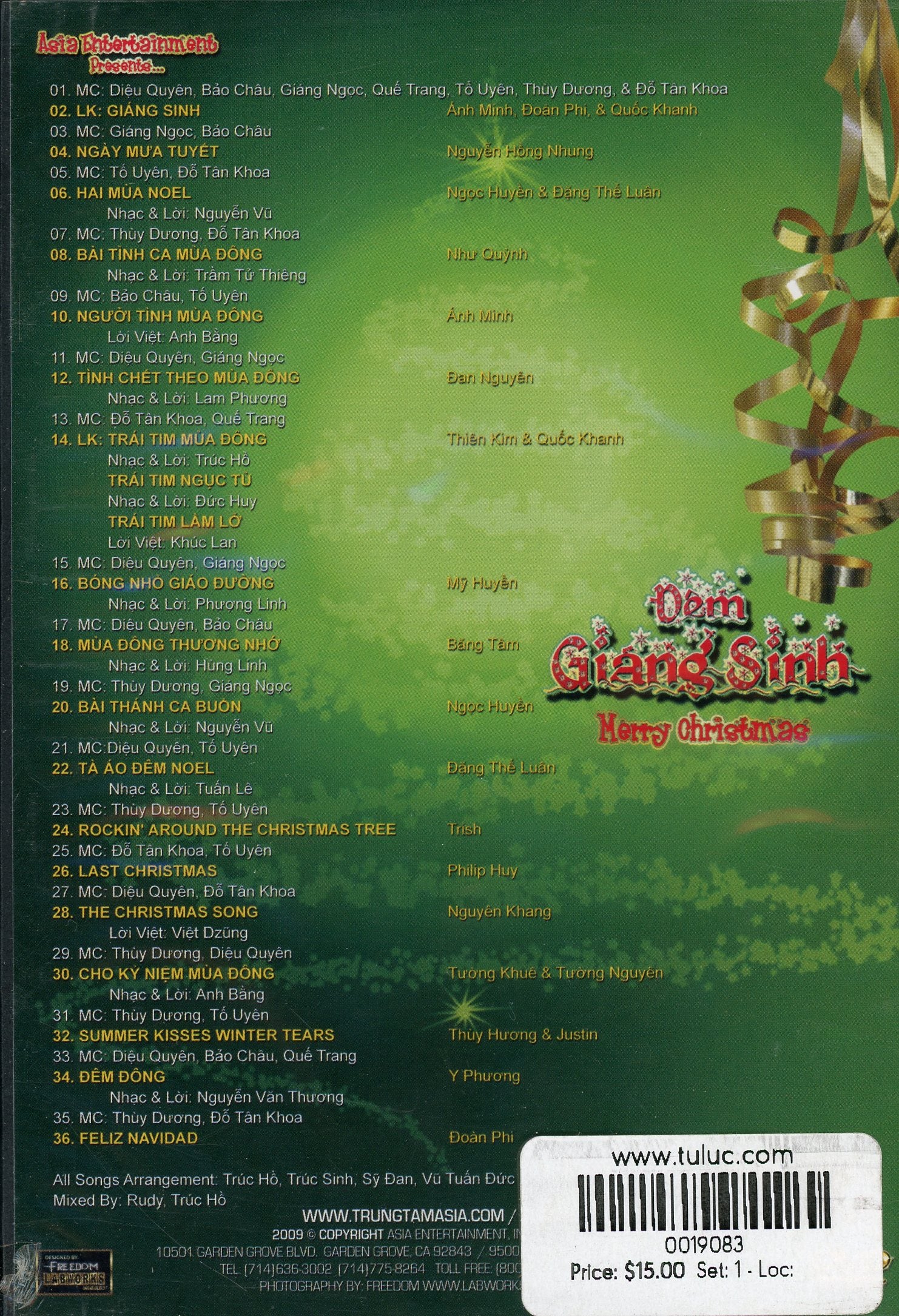 Asia - Đêm Giáng Sinh - Merry Christmas