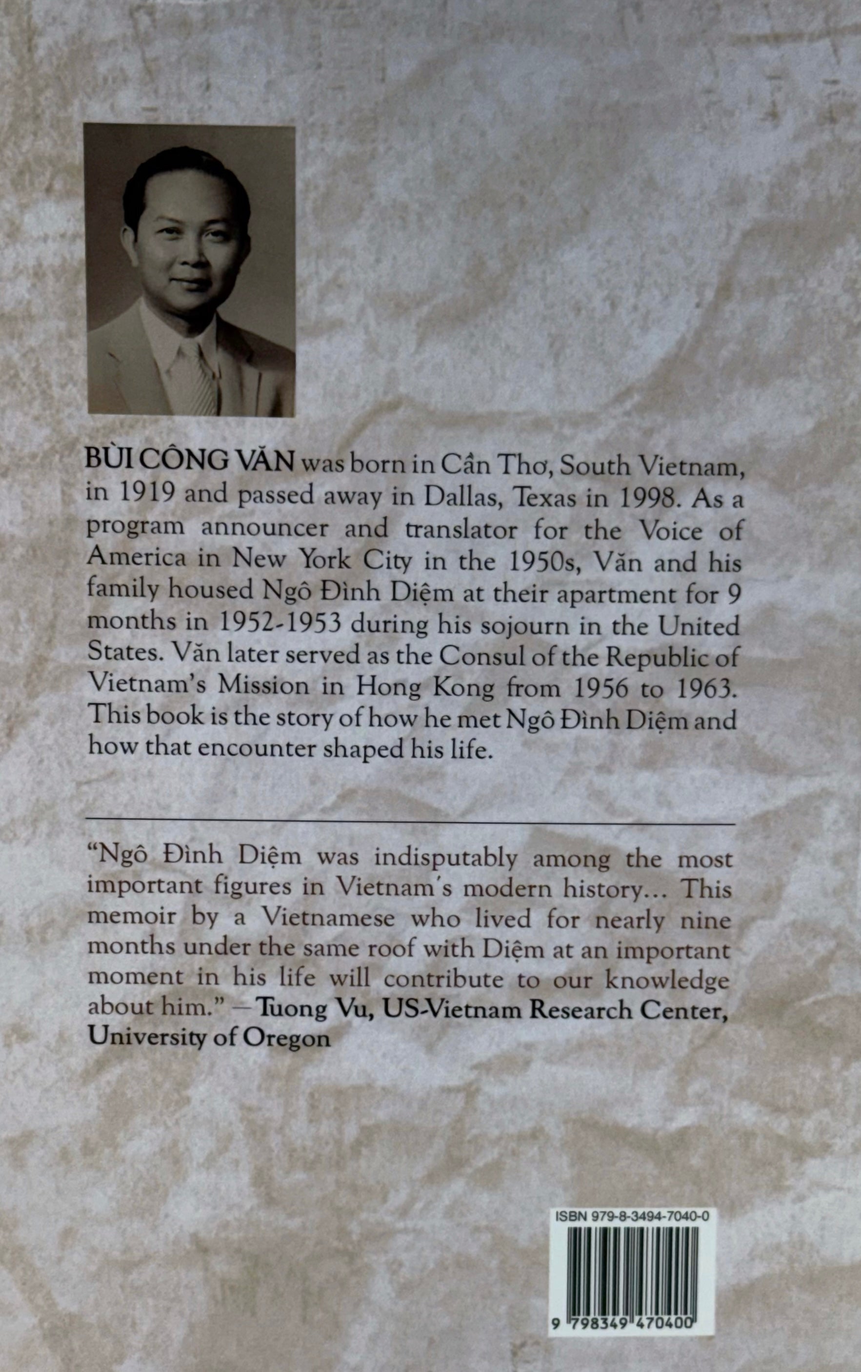 Ngô Đình Diệm and I