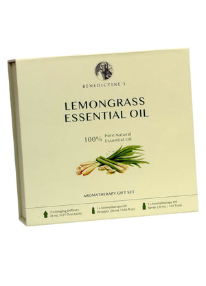 Lemongrass Essential Oil – Aromatherapy Gift Set (4 pcs) Tu Luc International Inc