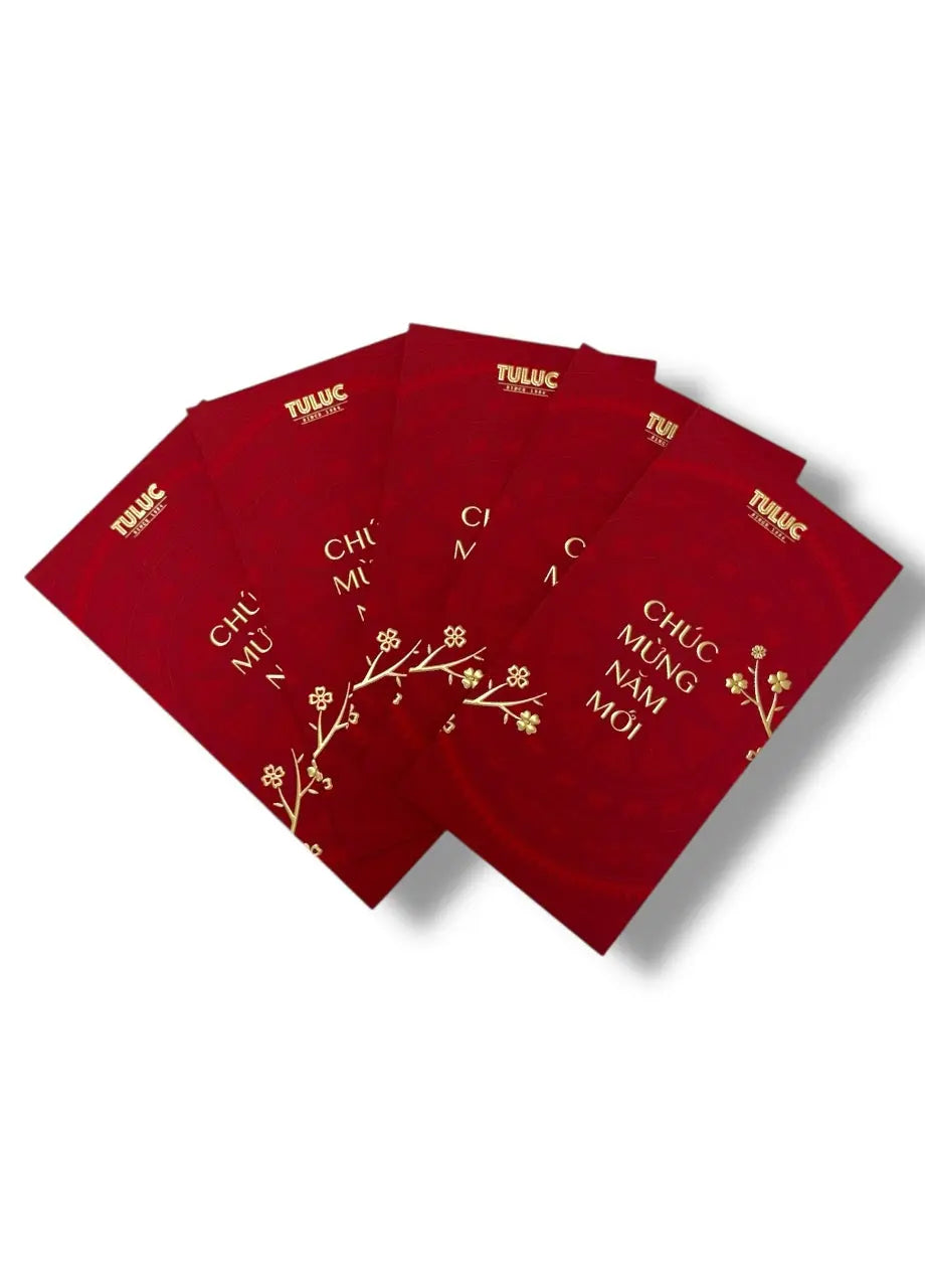 5 bao lì xì - 5 envelopes for Happy New Year