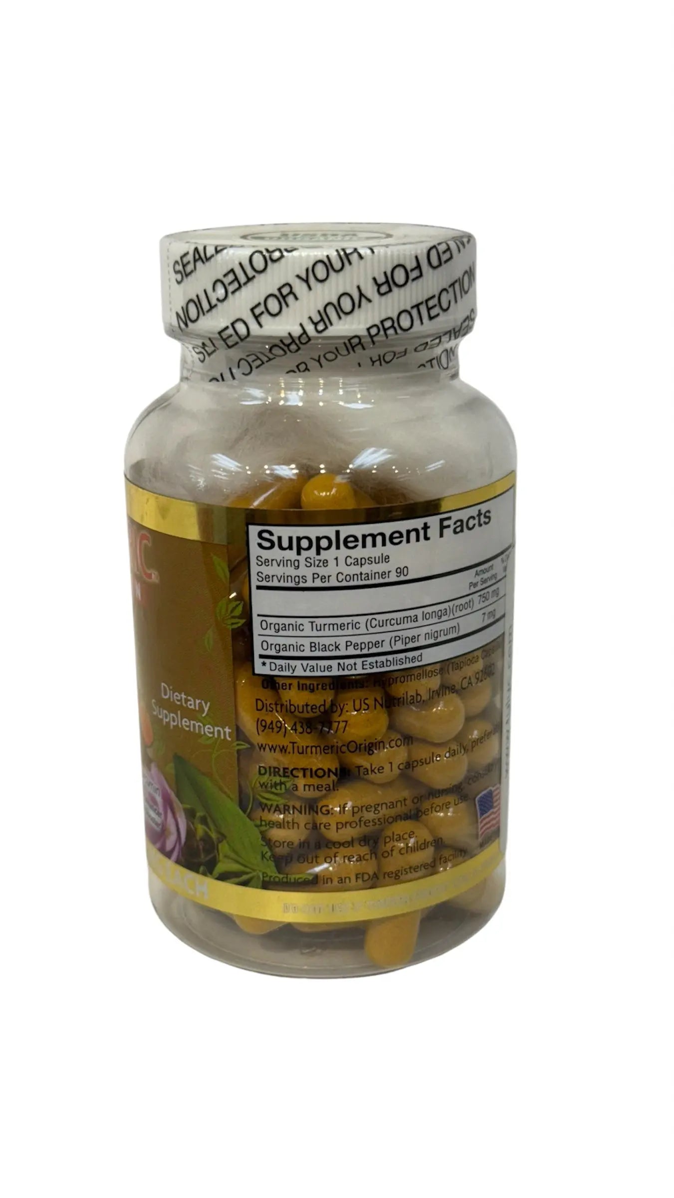 Turmeric Orgin US Nutrilab Corp.