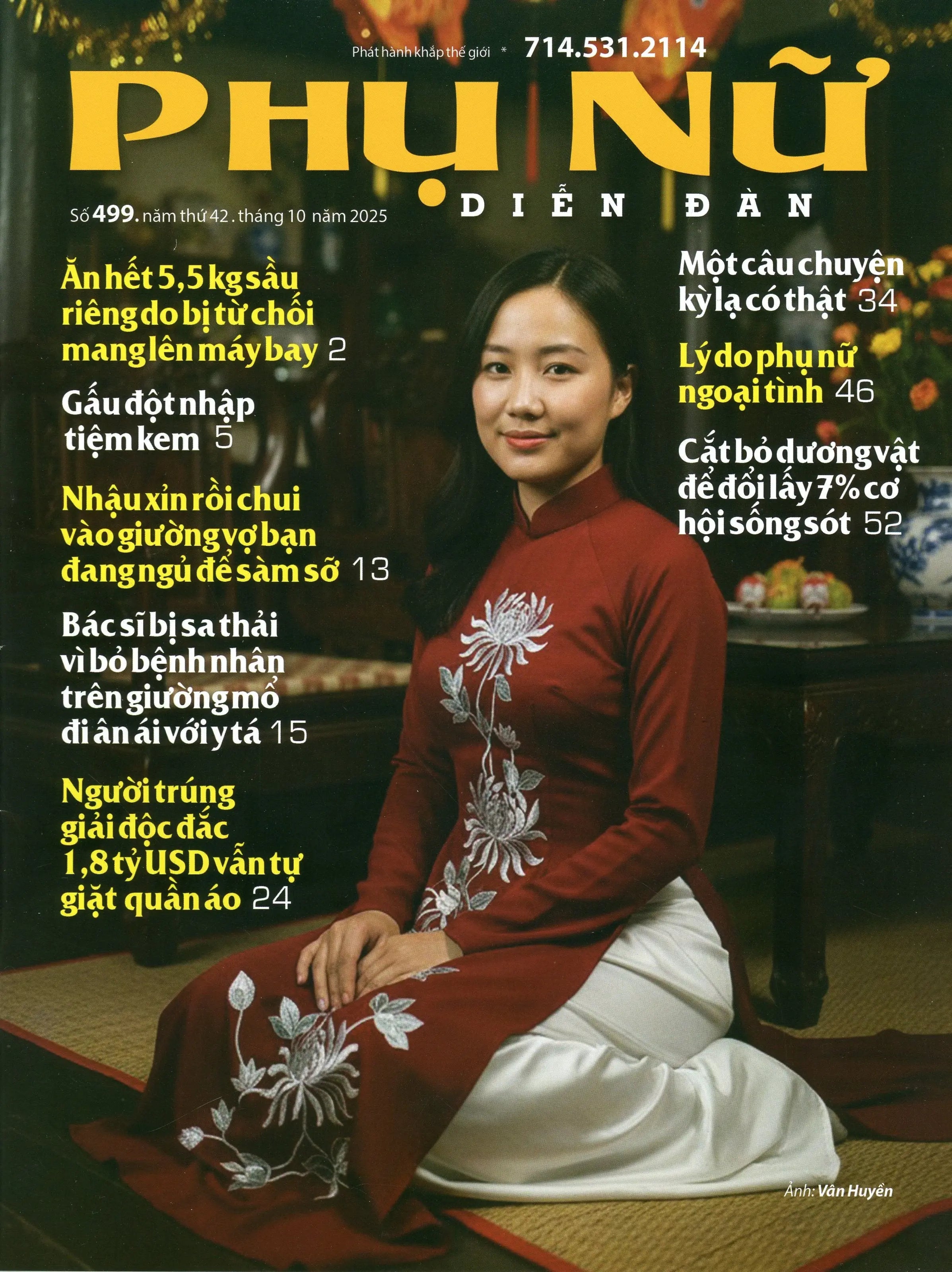 Phụ Nữ Diễn Đàn - Số 499 Tháng 10 / 2025 (Tạp Chí)
