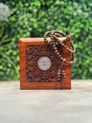 TB. Chuỗi Dây 108 Hạt Trầm Hương (Indo Đen Size 7mm) TB