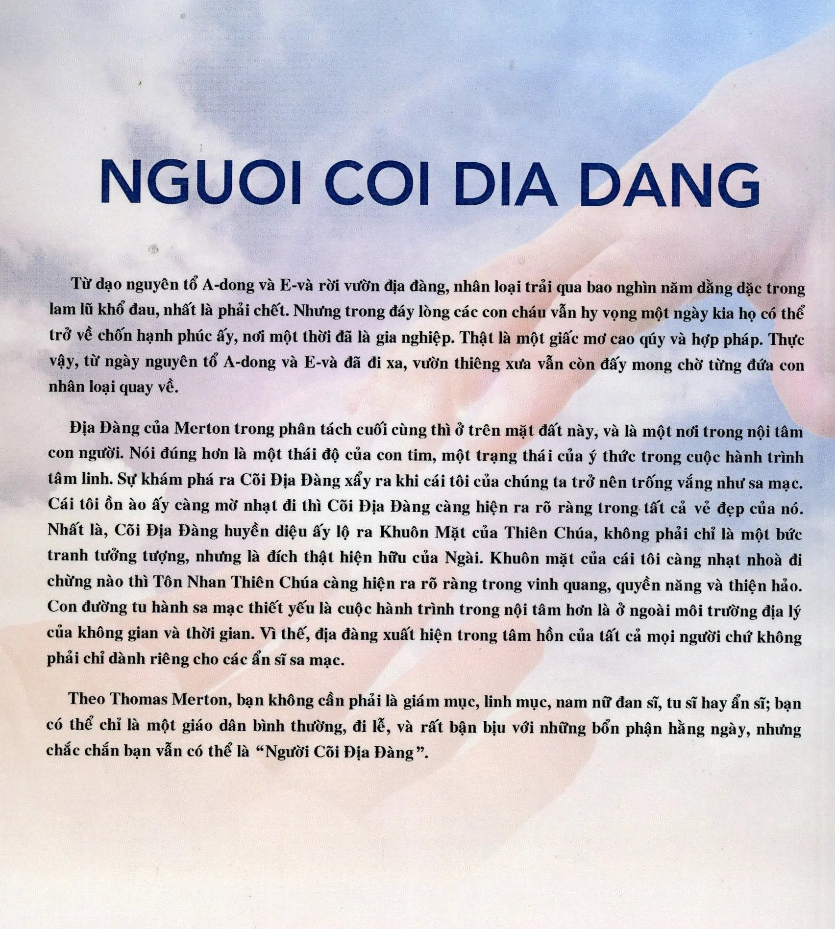 Ngưỡi cõi địa đàng ( THE PARADISE MAN)