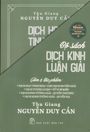Bộ Sách Dịch Kinh Luận Giải (Bìa Cứng - Mạ Vàng, Bộ 4 Cuốn: Dịch Học Tinh Hoa - Chu Dịch Huyền Giải, Dịch Tượng Luận - Tử Vi Bí Kíp, Dịch Kinh Tường Giải 1 & 2) Kinh Dịch Tường Giải