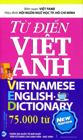 Từ Điển Việt Anh 75.000 Từ (Khổ 10 x 17 cm) Vietnamese English Dictionary (New Edition)