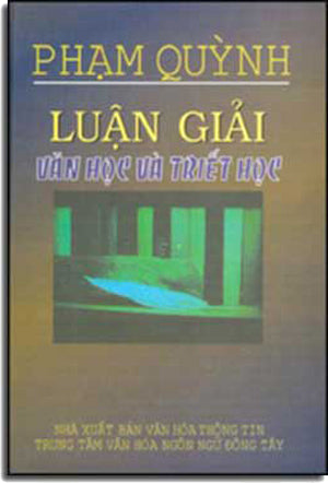 Luận Giải Văn Học Và Triết Học .