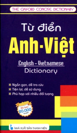 Từ Ðiển Anh Việt (Mini) (Khổ 7.5 x 12.5 cm) English Vietnamese Dictionary