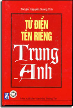 Từ Điển Tên Riêng TRUNG - ANH.