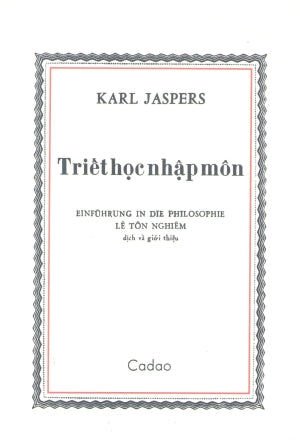 Triết Học Nhập Môn (Nhập Môn Triết Học) (Sách Trước 1975)