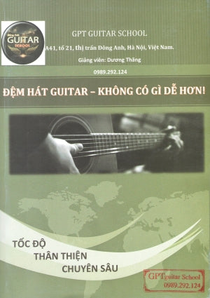Đệm Hát Guitar - Không Có Gì Dễ Hơn ! (1 Sách + 1 USB) (Đệm Hát Tây Ban Cầm)