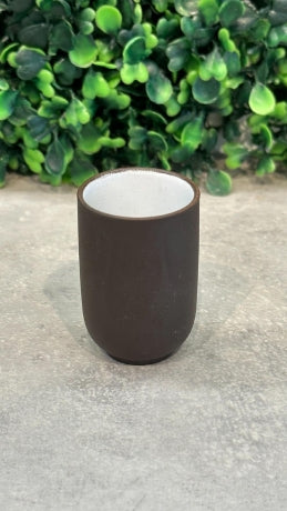 Ly Uống Trà Loại Nhỏ Màu Nâu - Bằng Đất Có Tráng Men Bên Trong