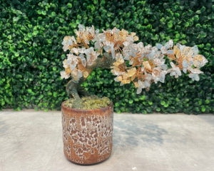 #11. Cây Bonsai Bằng Đá - GemTree (Size Nhỏ, Bông Đá Màu Xanh + Cam)