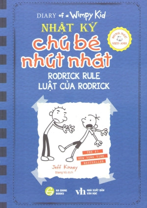 Nhật Ký Chú Bé Nhút Nhát - Tập 2: Luật Của Rodrick (Truyện Tranh, Song Ngữ Anh Việt - Bilingual English Vietnamese, Hình Ảnh Màu) / Diary Of A Wimpy Kid . Văn Học (HG Books)