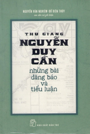 Thu Giang Nguyễn Duy Cần Những Bài Đăng Báo Và Tiểu Luận