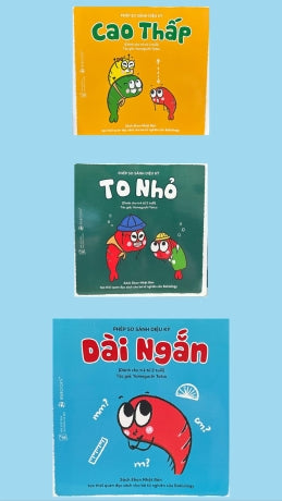 Phép So Sánh Diệu Kỳ ( Bộ 3 Cuốn) To Nhỏ,Dài Ngắn, Cao Thấp Tái Bản