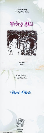 Trống Mái & Đợi Chờ (2 Tên Sách In Chung Thành 1 Cuốn, Văn Chương Tự Lực Văn Đoàn, Chữ Rõ Ràng, Sách Trước 1975)