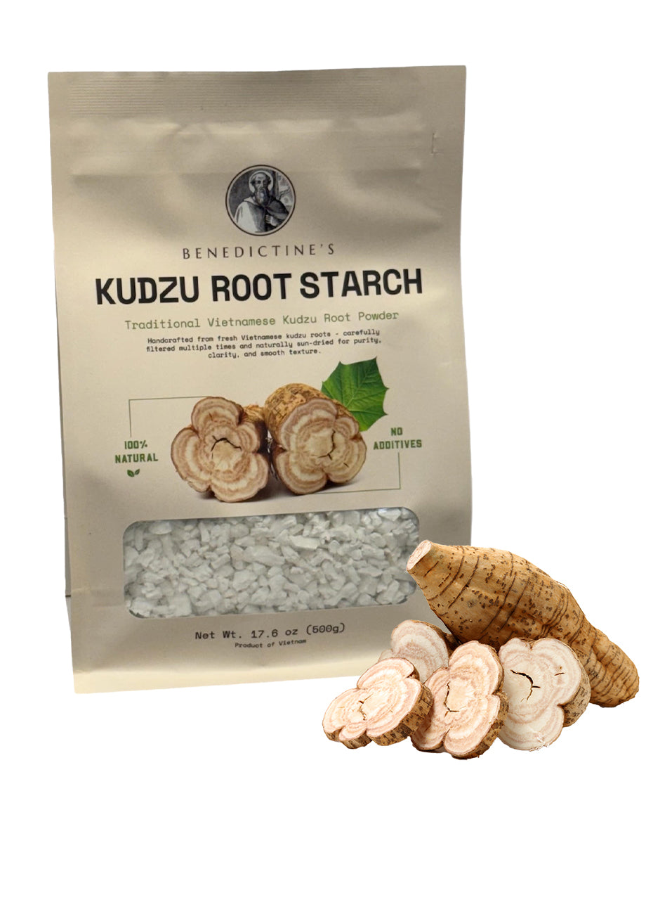 BENEDICTINE’S Kudzu Root Starch – Traditional Vietnamese Kudzu Powder (500 g)