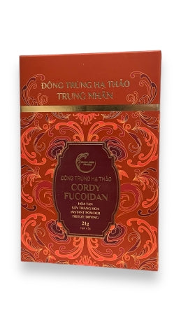 Đông Trùng Hạ Thảo Cordy Fucoidan – Hộp 7 gói x 3 g ( Cordy Focoidan Cordyceps – Box: 7 pack x 3 g)