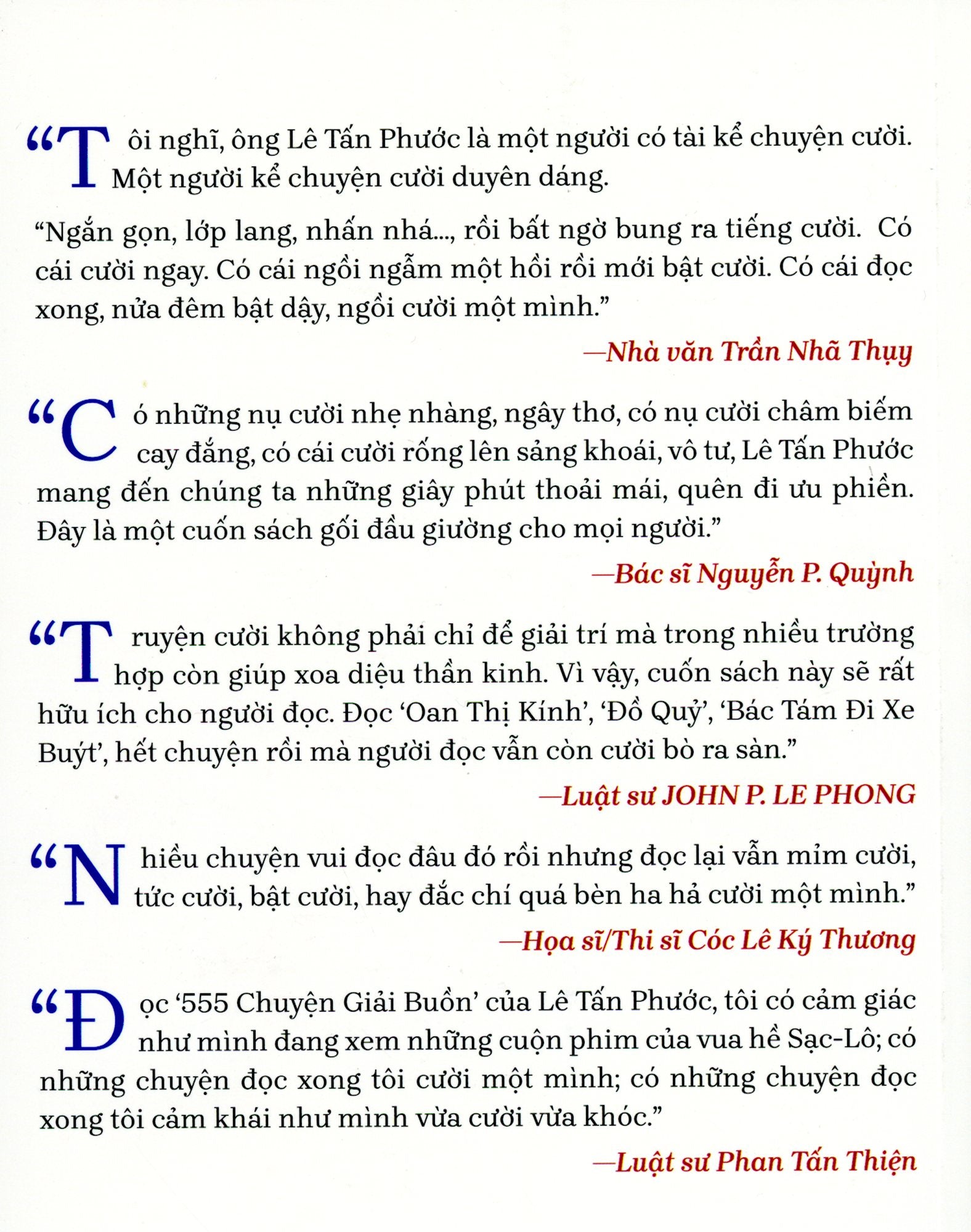 555 Chuyện giải buồn (Thần dược cho những người bị trầm cảm)