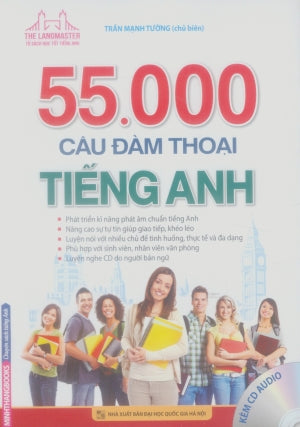 55.000 Câu Đàm Thoại Tiếng Anh (Sách + 1CD).