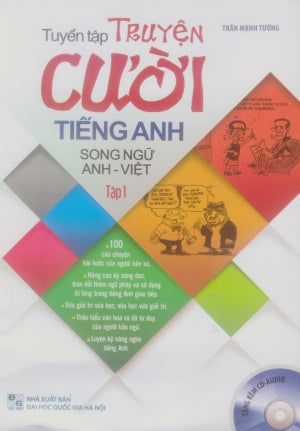 Tuyển Tập Truyện Cười Tiếng Anh - Tập 1 (Song Ngữ Anh Việt) (Sách + 1CD) English Vietnamese (Funny Stories)