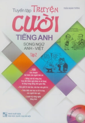 Tuyển Tập Truyện Cười Tiếng Anh - Tập 2 (Song Ngữ Anh - Việt) (Sách + 1CD) English Vietnamese (Funny Stories)