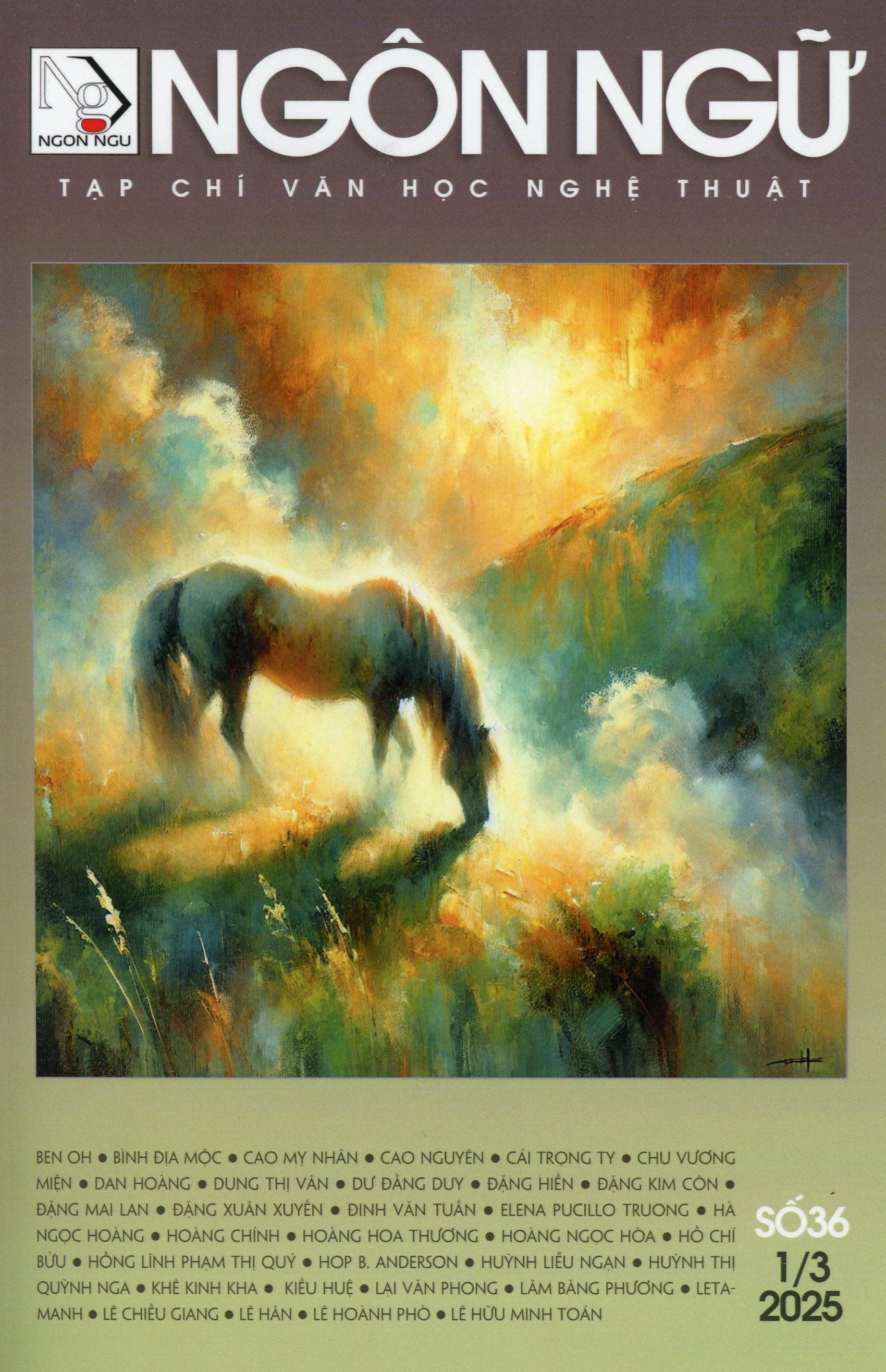 Tạp Chí Văn Học Nghệ Thuật - Ngôn Ngữ - Số 36 Tháng 03/2025