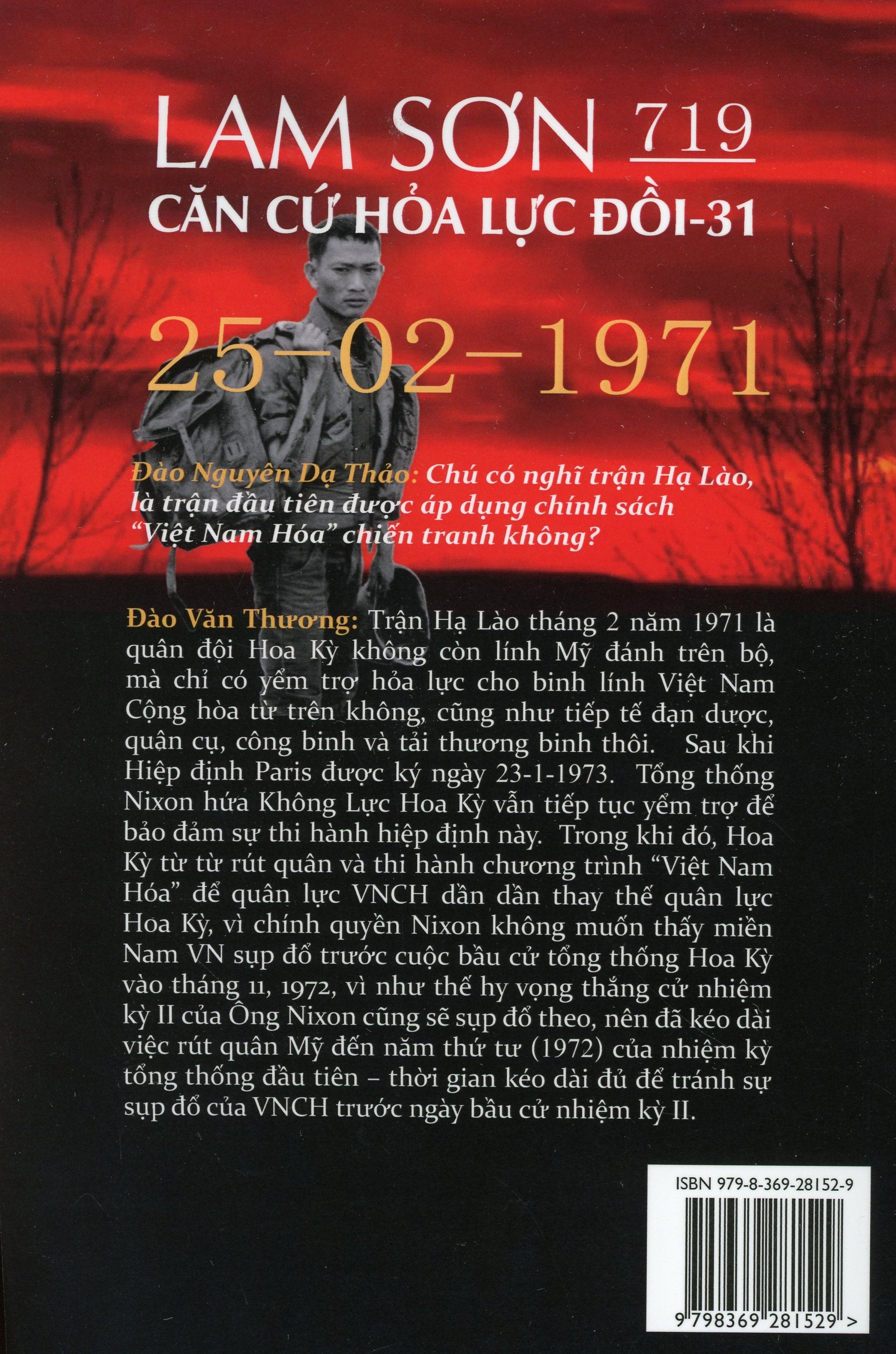 Chuyện Người Tù Binh Hạ Lào Đại Úy Đào Văn Thương